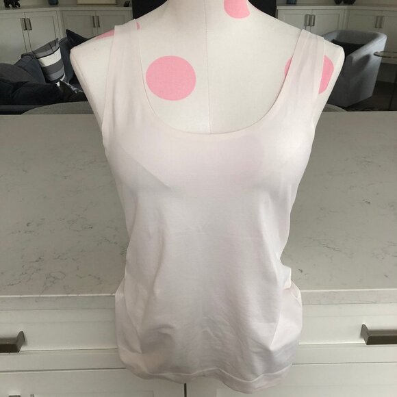 Tilley Canada Comfort 2 Way Tank Top Pull On Nylon Spandex Pale Blush Pink Sz XL - Picture 1 of 10
